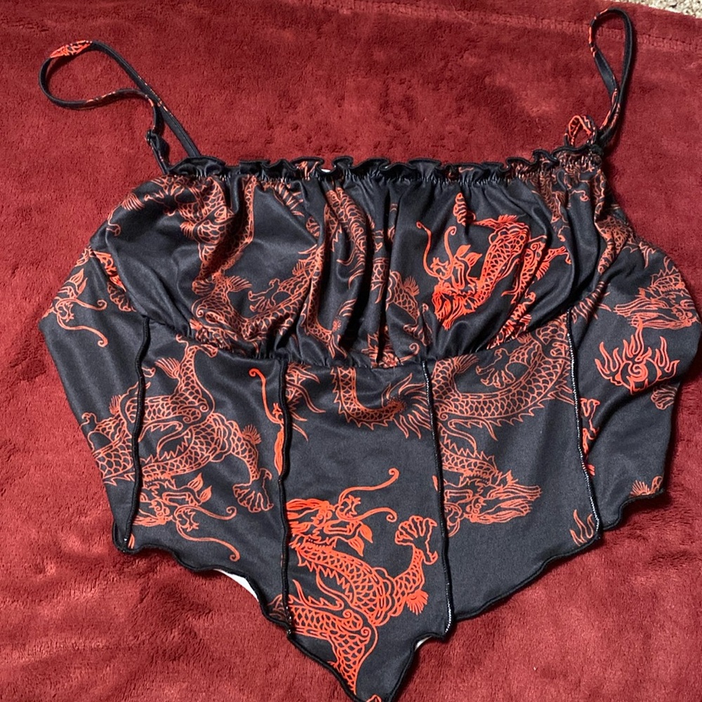 Dragon crop top